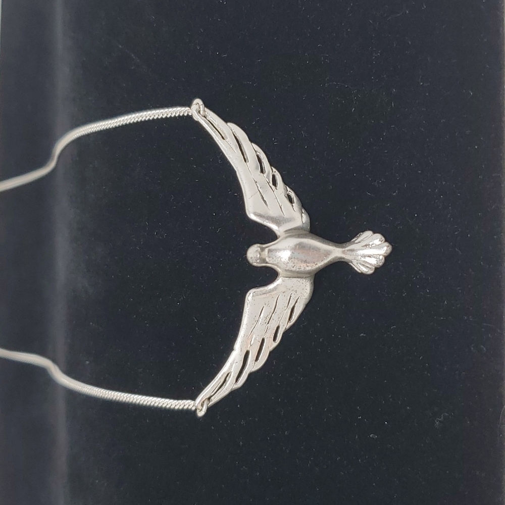 Fossil Eagle Necklace Stainless Steel